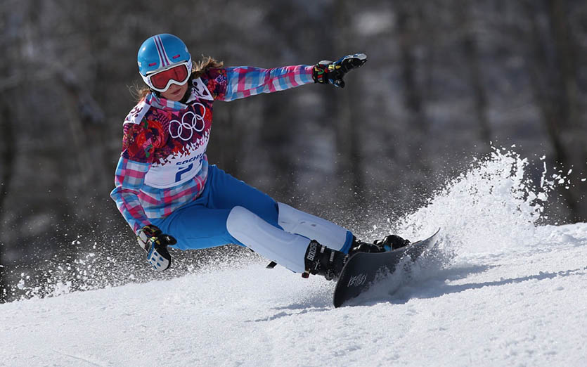 Алена Заварзина сноуборд Сочи