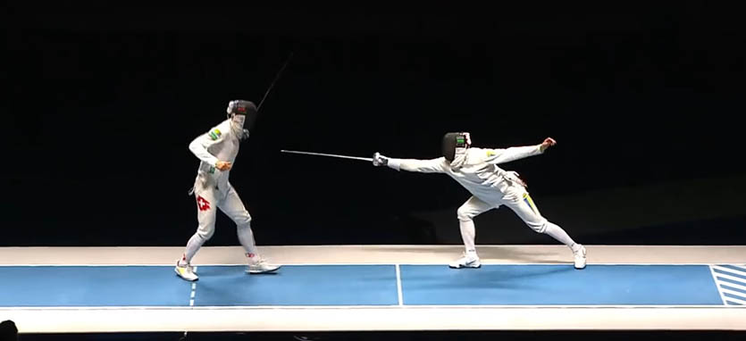 Фехтование шпага. Богдан Никишин - Бенжамен Штеффен