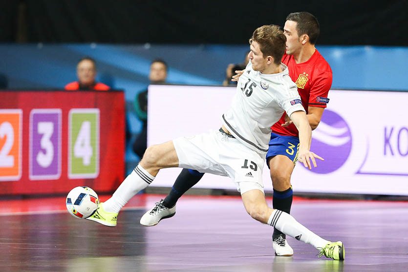 Футзал, матч сборных Казахстан - Испания