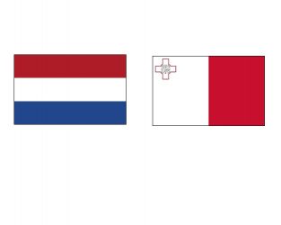 картинка Нидерланды – Мальта