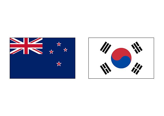 фото Новая Зеландия – Южная Корея