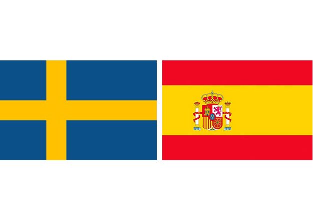фото Швеция – Испания